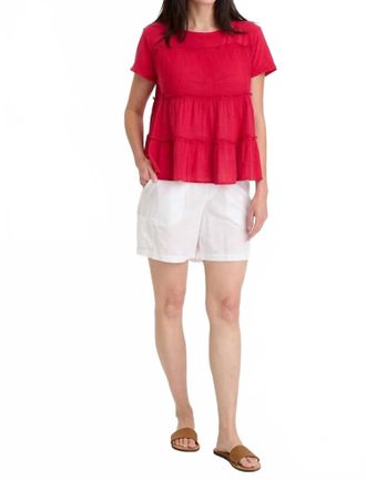 Xcvi Balinda Top In San Marzano Pigment