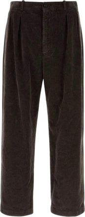 The Row Tuxo Pant - Heren - Wijde Broeken - Bruin - W34 - Katoen - Broeken