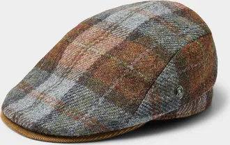 Le 31 Mens Corduroy-visor check driver cap