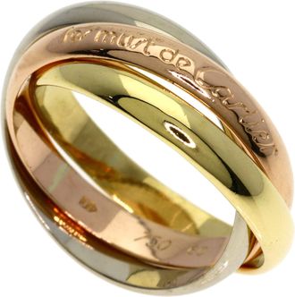 Cartier Trinity Yellow Gold (18K) Pink Gold (18K) White Gold (18K) Band Ring (Pre-Owned)