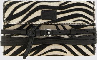 Moschino Wallet on Chain Tie Me in cavallino zebrato