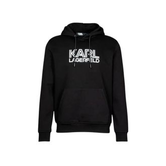 Karl Lagerfeld Heren, Sweatshirts & Hoodies, Zwart, Maat: XL