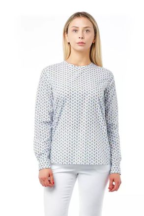 Bagutta Geprinte Katoenen Overhemd Blouse met Lange Mouwen