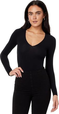 Commando Ballet Center Seam Bodysuit KT053 Womens Jumpsuit & Rompers One Piece Black, Cotton/Elastane/Nylon