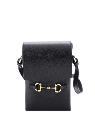 Gucci Horsebit 1955 Leather Mini crossbody bag - Nero