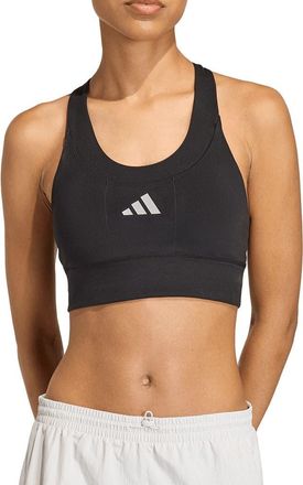 adidas adi365 Running Pocket Medium Support Bra in Blackdnu at Nordstrom Rack, Size Small