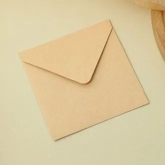 OEM Paquete De 50 Sobres Cuadrados De Colores, Dise&ntilde;o Sencillo, Sobres Multiusos, Papeler&iacute;a Creativa, Azul Real Claro, 12,5 X 12,5 Cm