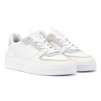 Cruyff Cruyff Surefire Tennis Leather Heren Wit/Grijs Trainers