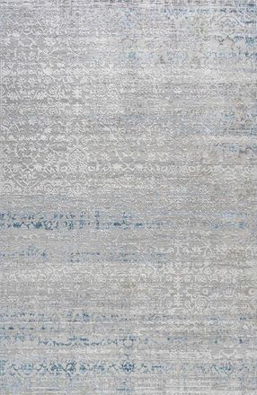 Jonathan Y Designs Tidal Modern Strie Area Rug in Gray/blue at Nordstrom, Size 2Ft 0In X 8Ft 0In