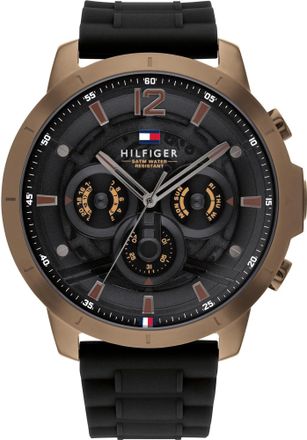 Tommy Hilfiger Luca Mens Black Watch 1710491 Stainless Steel - One Size