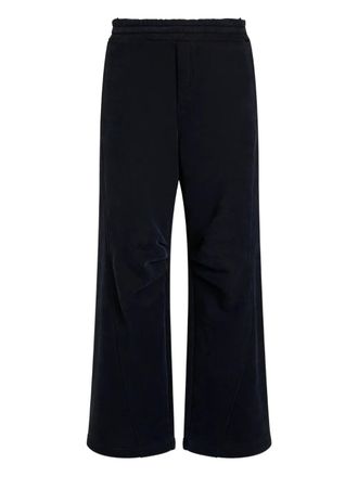 Dolce & Gabbana elasticated-waistband panelled track pants - Black