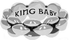 King Baby Studio Medium Infinity Link Ring in Silver at Nordstrom, Size 10