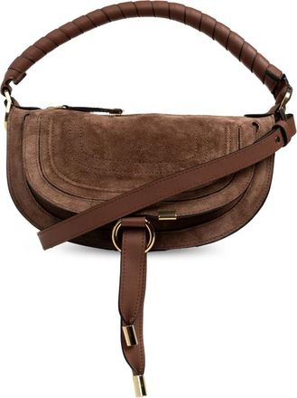 Chlo&eacute; Tassen, Dames, Bruin, ONE Size, Katoen, Marcie Schoudertas