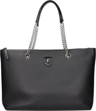 Jimmy Choo London Borsa Tote con Dettagli a Catena - - Bags - Donna - Nero - ONE SIZE