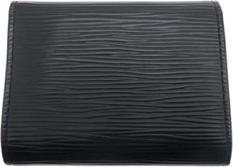 Louis Vuitton Pre-owned Wallets, male, Black, Size: ONE SIZE Pre-owned Coin Case