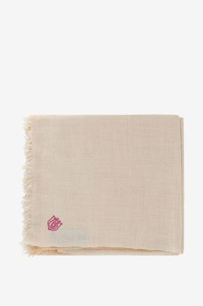 Pink Maharani Kaschmir-Schal Dip Dye