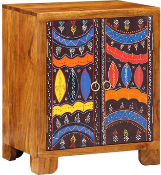 Berkfield Home Sideboard Multicolour 50x35x60 Solid Wood Acacia