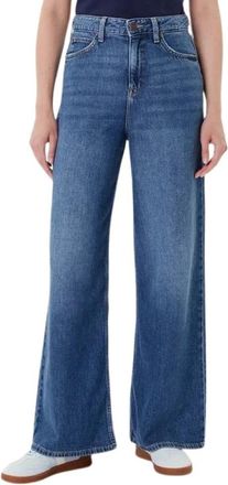 Lee Stella Wide Leg Jean - Dames - Loose Fit Jeans - Blauw - W27 - Katoen - Jeans