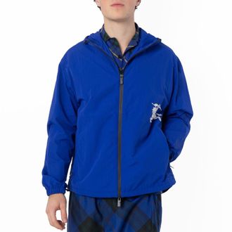 Burberry Equestrian Knight Logo Hooded Jacket, Size X-Small
