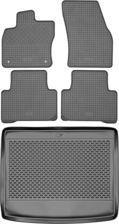 OEM Juego De Alfombrillas De Goma Para Coche Y Alfombrilla Para Maletero Para Volkswagen Tiguan Ii Suv De 2016