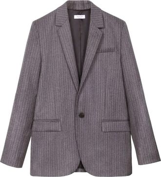 Sporty & Rich Blazer sartoriale gessato - Grigio