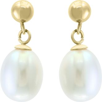 Effy 14K Yellow Gold Baroque Fresh Water Pearl Drop Earrings in 14K Gold at Nordstrom