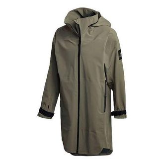 adidas Casual Sports Windproof Stay Warm Hooded Jacket Green GD9427