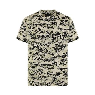 Givenchy Digital Camo T-Shirt in Beige