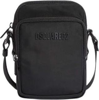 Dsquared2 Urban Crossbody Tas - Heren - Schoudertassen - Zwart - ONE Size - Leer - Tassen