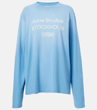 Acne Studios Oversized cotton-blend T-shirt