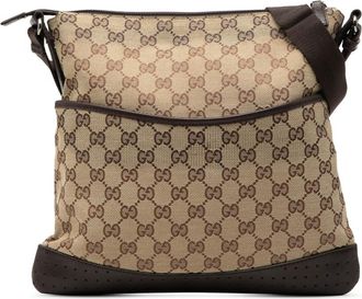 Gucci Pre-owned Gucci GG Canvas Crossbody 145857 001013