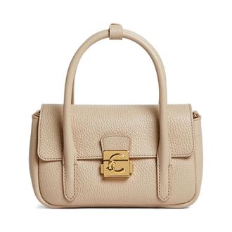 Coccinelle Handbags, female, Beige, Size: ONE SIZE C-Me Lock Mini Bag