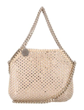 Stella McCartney Beige Falabella Mini Shoulder Bag