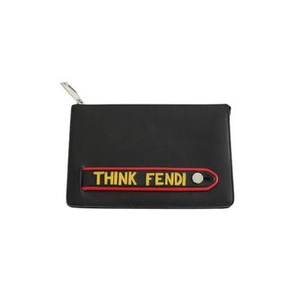 Fendi Pre-owned Clutches, female, Black, Size: ONE SIZE Pre-owned Pochette Femme