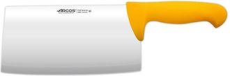 Arcos Macheta Arcos Colour - Prof 298600 De Acero Inoxidable Nitrum Y Mango Ergon&oacute;mico De Polipropileno De Color Amarillo Y Hoja De 21.5 Cm, Y 3 Mm De Espes