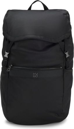 HUGO BOSS Twill backpack with stacked logo
