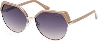 Guess GU7872 57B Womens Sunglasses Brown Size 58