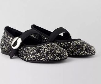 Coperni two tone ballerina shoes