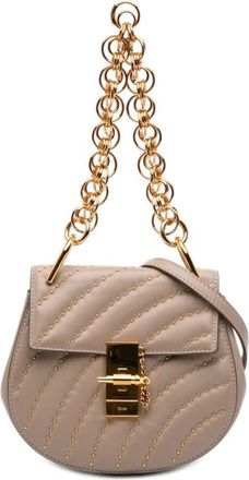 Chlo&eacute; Pre-owned Chloe Mini Studded Leather Drew Bijou Satchel Ladies H3OKAYSMIUX1YXPF