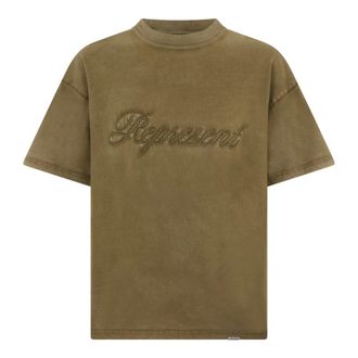 Represent T-Shirts, male, Green, Size: 2XL T-shirt With Embroidered Logo