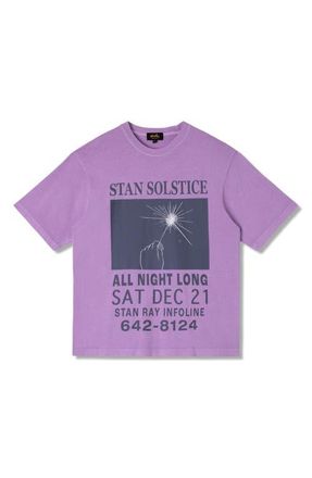 Stan Ray Solstice Graphic T-Shirt in Washed Lavendar at Nordstrom, Size Medium