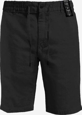 HUGO BOSS Mens Pants Stretch Cotton Black Short