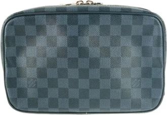 Louis Vuitton Pre-owned Clutches, female, Blue, Size: ONE SIZE Pre-owned Canvas louis-vuitton-bags