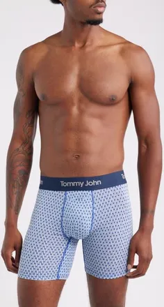 Tommy John Second Skin 6-Inch Boxer Briefs in Surf The Web Surf Boards at Nordstrom, Size Xx-Large