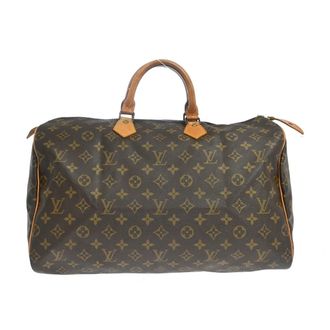 Louis Vuitton Speedy Monogram Canvas Brown Canvas Handbag (Pre-Owned)