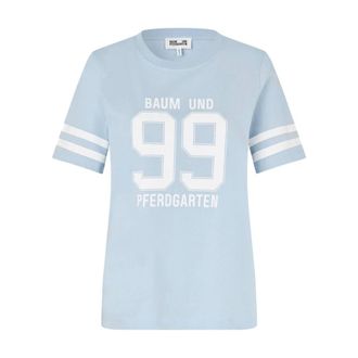 Baum Und Pferdgarten Jawo T-shirt - Dames - Tops - Blauw - Maat: S Katoen