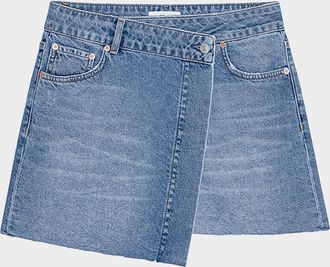 Rails Huntington Denim Wrap Skirt