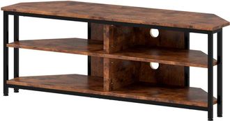 Levede Levede Wooden TV Cabinet with RGB LED Light 120cm TV Stand Storage Unit Max 55