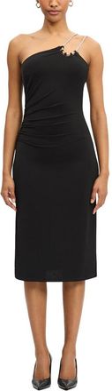 H&eacute;rve L&eacute;ger Strappy Jersey Midi Dress