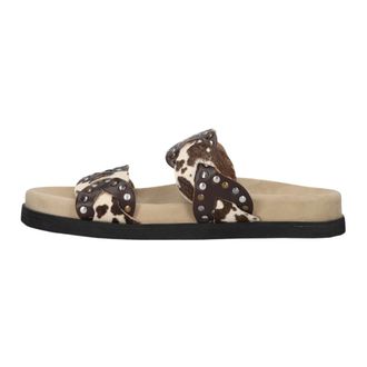Maruti Evie Sandalen - Dames - Schoenen - Bruin - Maat: 37 EU Leer